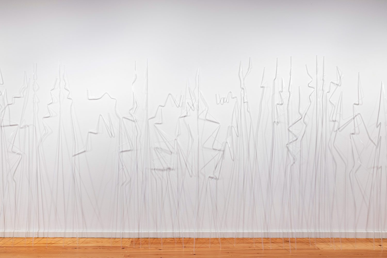 Anneke Kleimann, "Sun's Drawing", Ausstellungsansicht Foerderpreis Skulptur / Installation, Kulturstiftung Oeffentliche Oldenburg, Landesmuseum fuer Kunst und Kulturgeschichte, Oldenburg, Foto Fred Dott, Hamburg