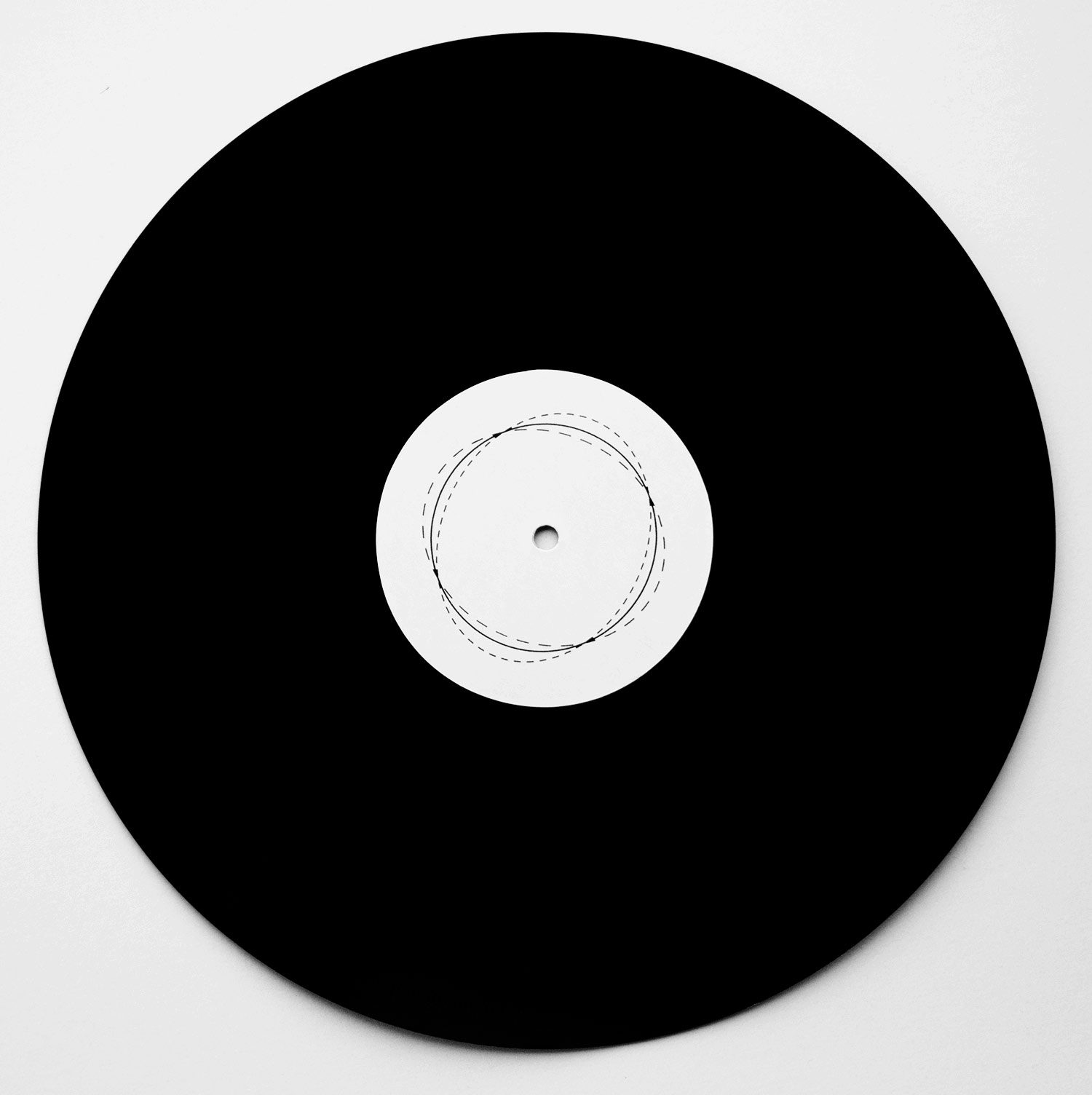 Anneke Kleimann, O, 2015, Vinyl, 12 Inch, 8:00 min, Siebdruck, 31,5 x 31,5 cm, Auflage 8