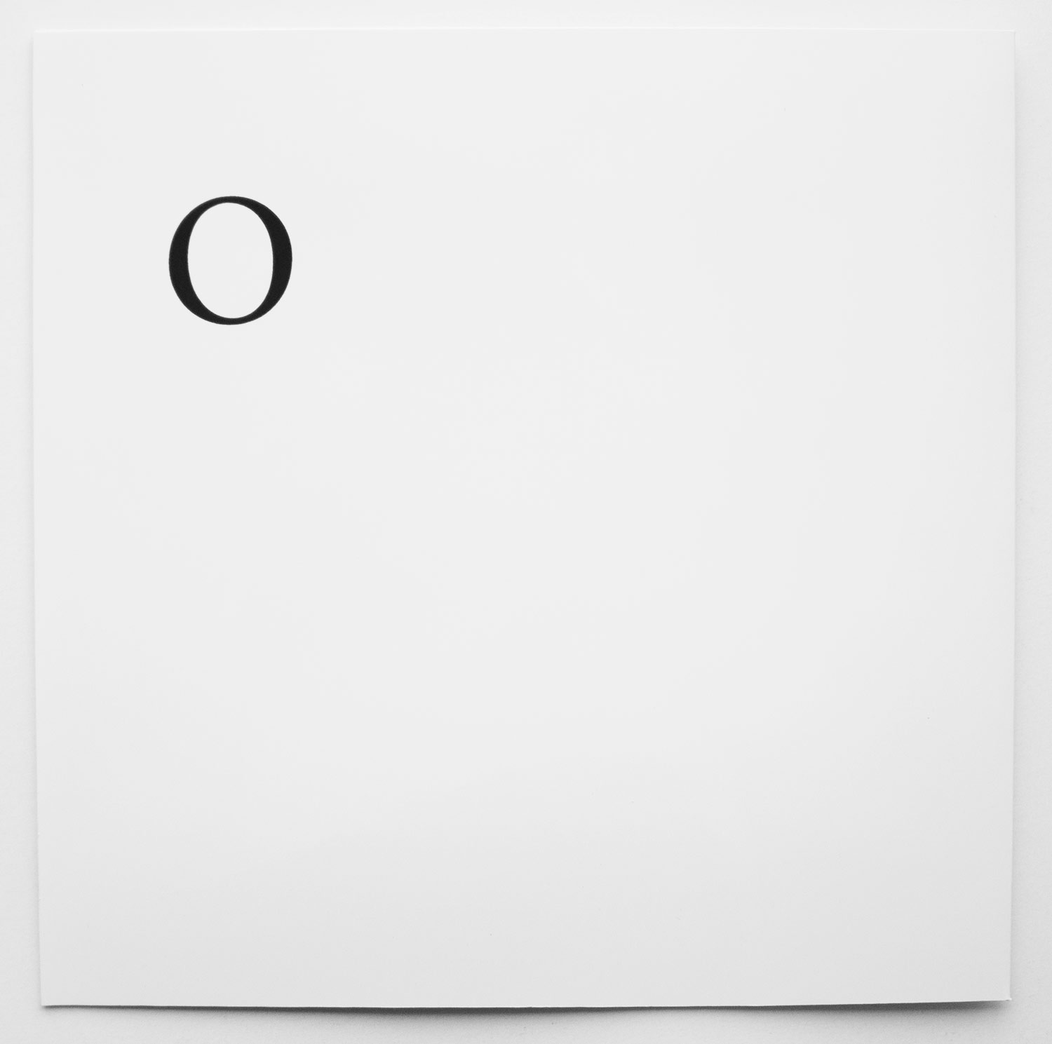Anneke Kleimann, O, 2015, Vinyl, 12 Inch, 8:00 min, Siebdruck, 31,5 x 31,5 cm, Auflage 8